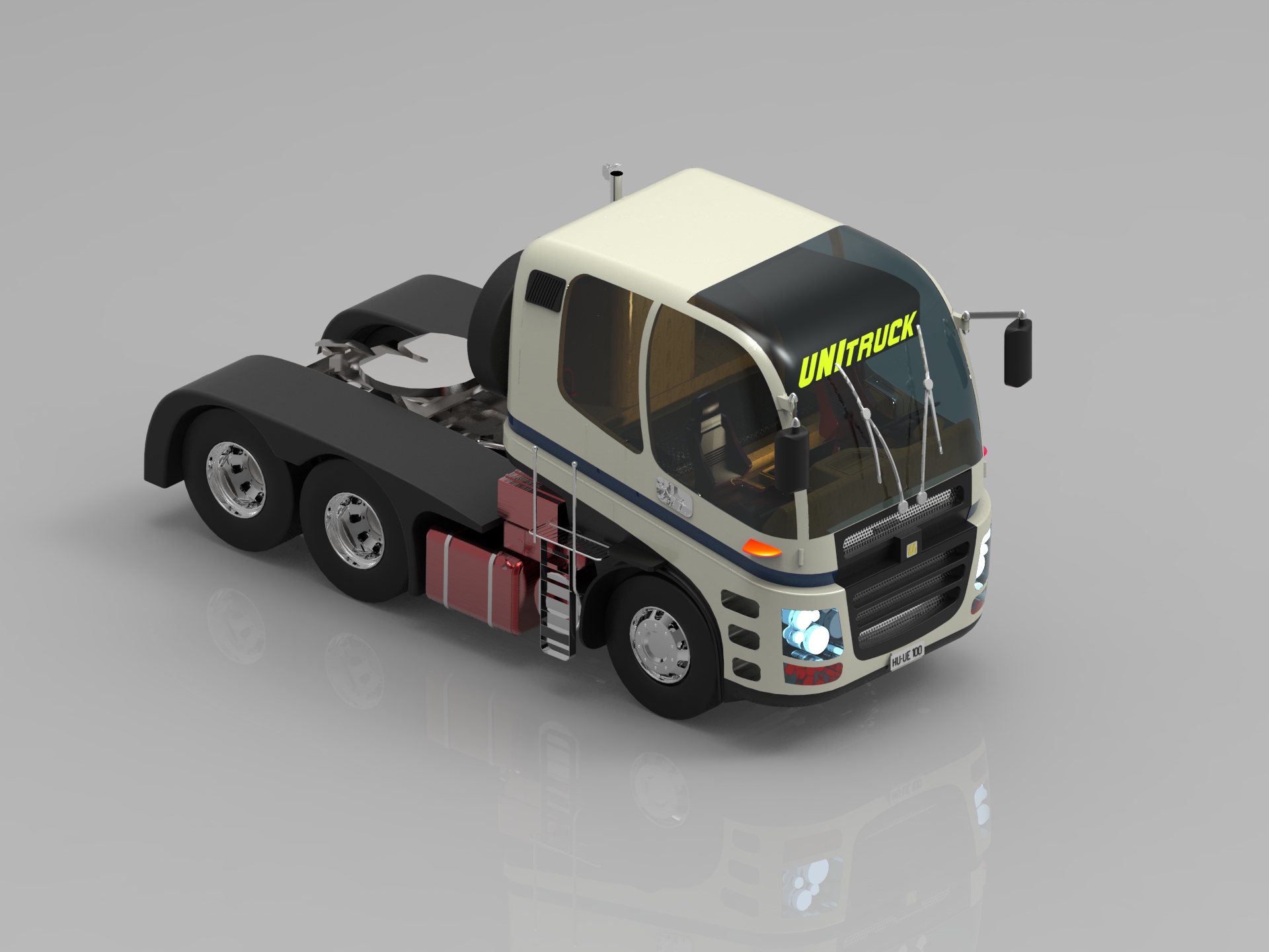 Chromatic II货车卡车模型3D图纸 x_t格式